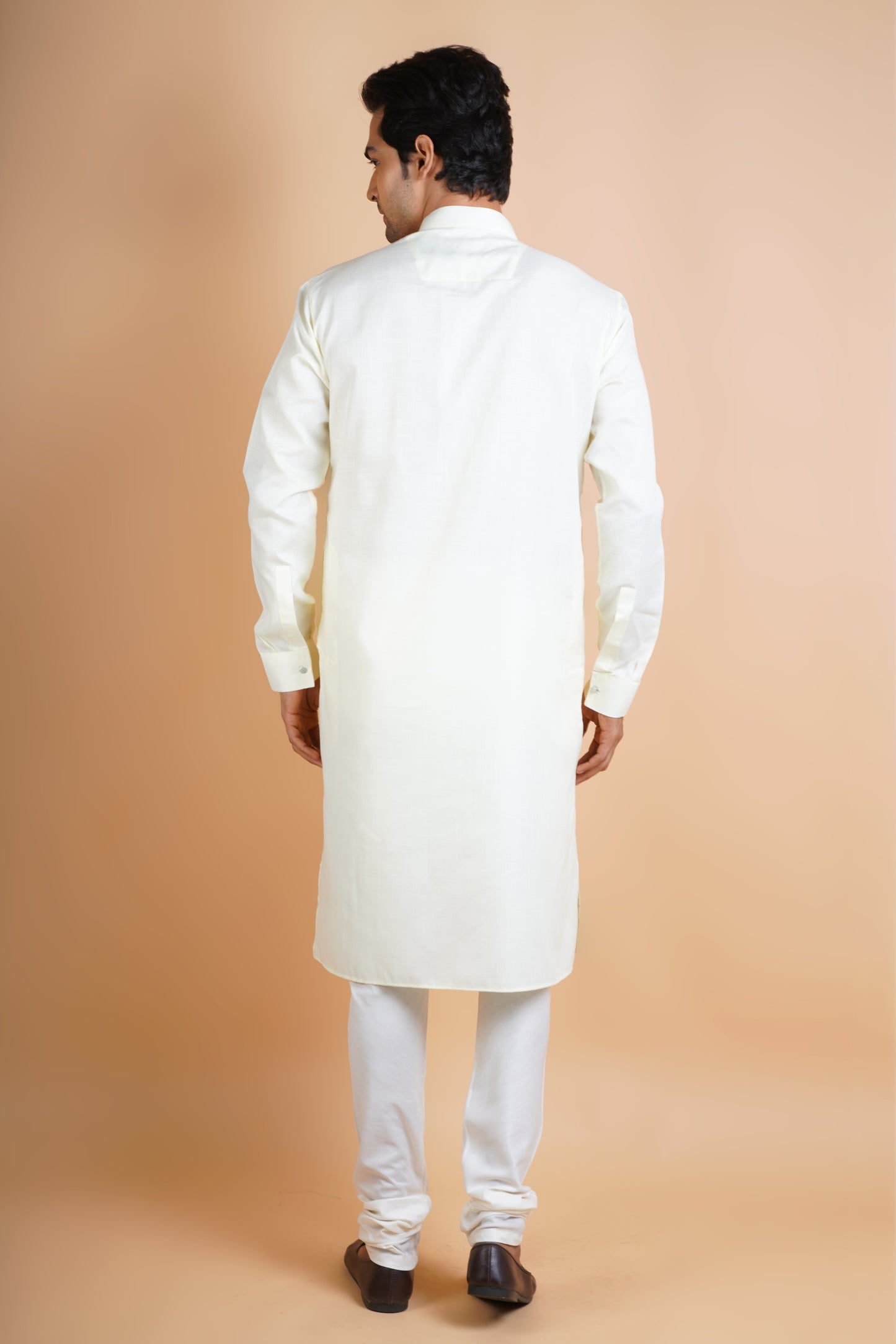 Pure Light White | Plain Kurta